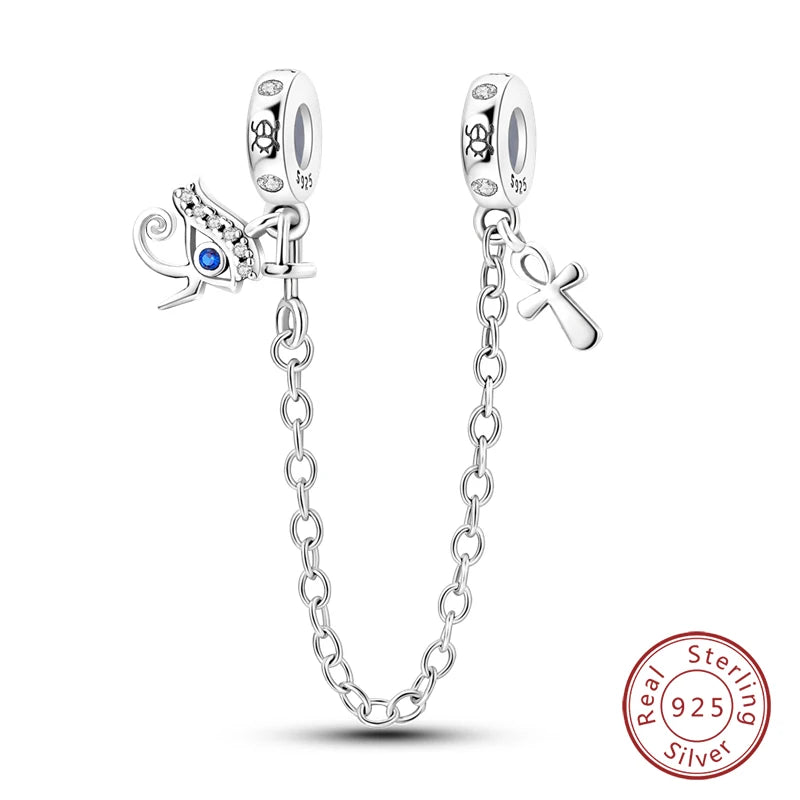 100% Real 925 Sterling Silver Classic Devil's Eye Charms