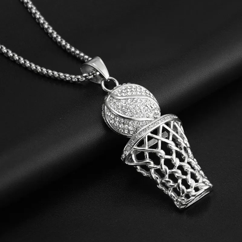 Fashion Basketball Hoop Pendant