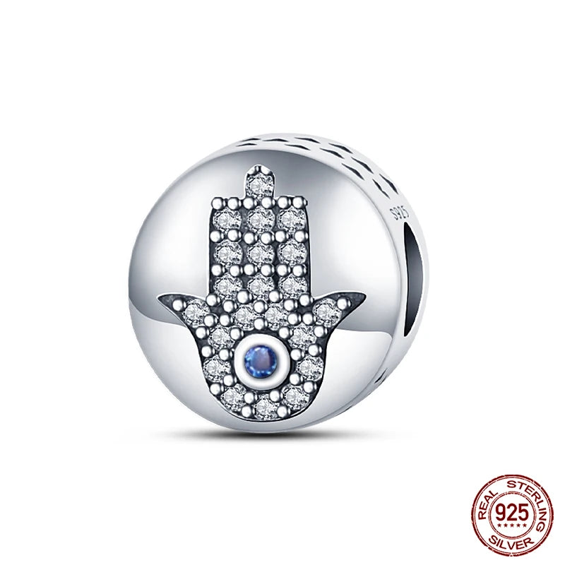 100% Real 925 Sterling Silver Classic Devil's Eye Charms